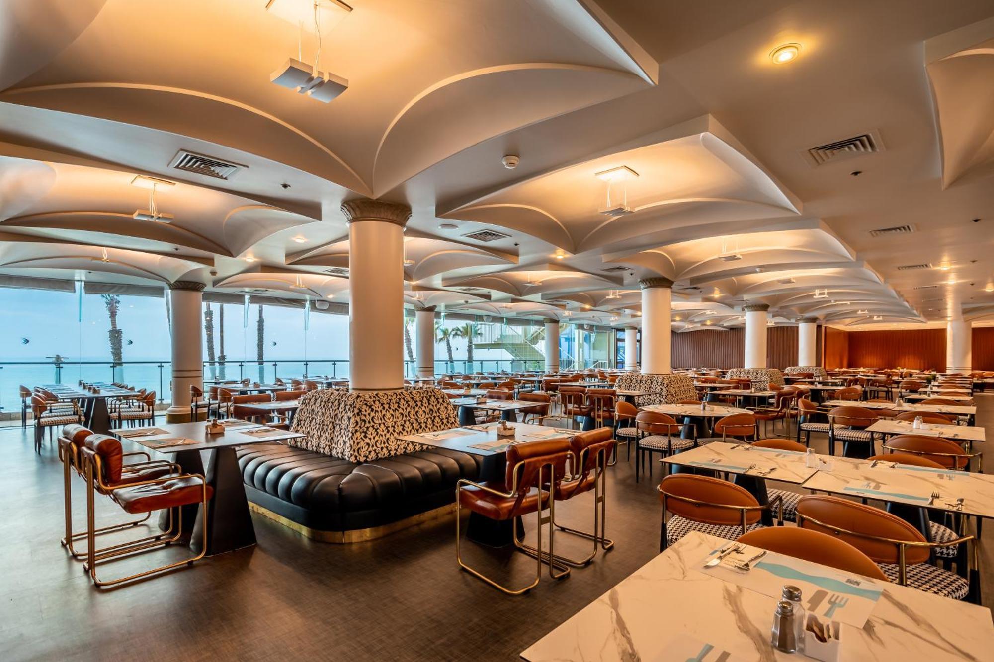 다니엘 헤르츨리야 호텔 Herzelia 외부 사진 The interior of the restaurant